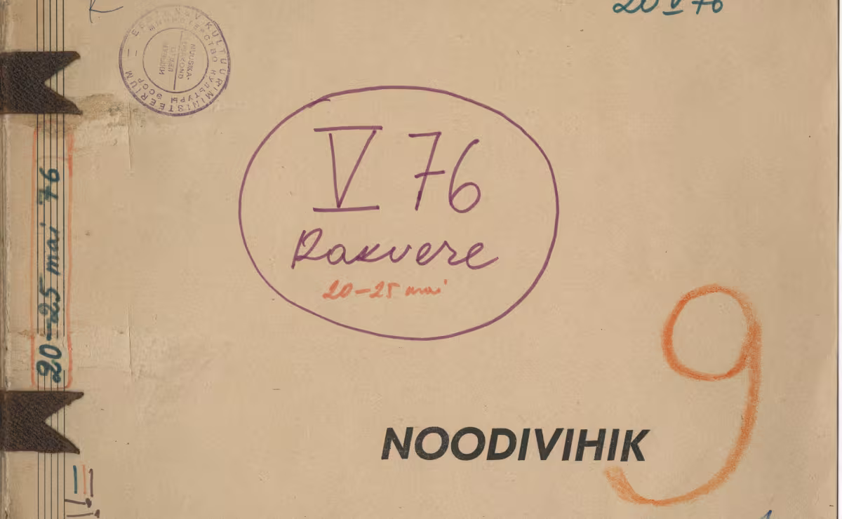 Arvo P&auml;rt's music diary, May 1976. Arvo P&auml;rt Center